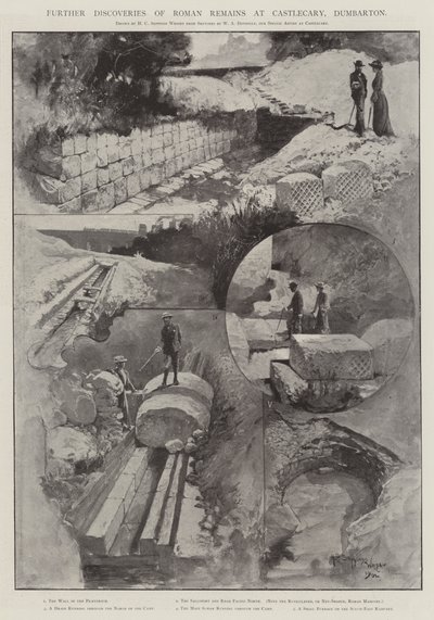 Further Discoveries of Roman Remains at Castlecary, Dumbarton by Henry Charles Seppings Wright